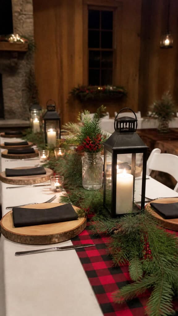 Rustic Plaid and Pine