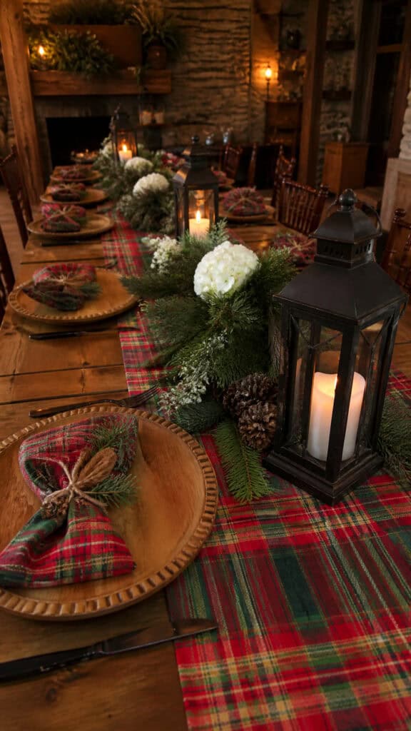 Plaid and Tartan for Cozy Christmas Charm