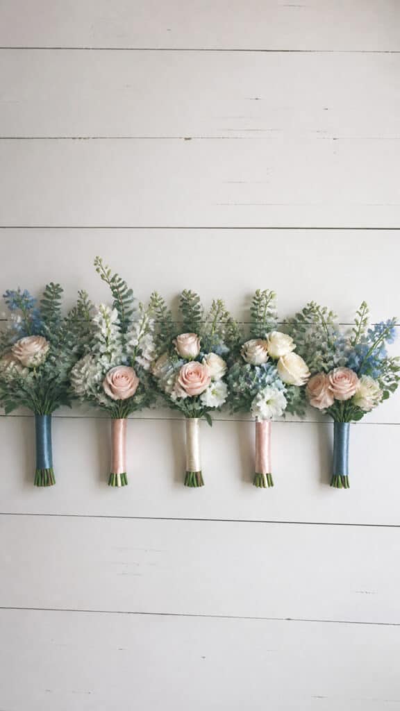 Bridesmaid Bouquets and Wedding Party Flowers
