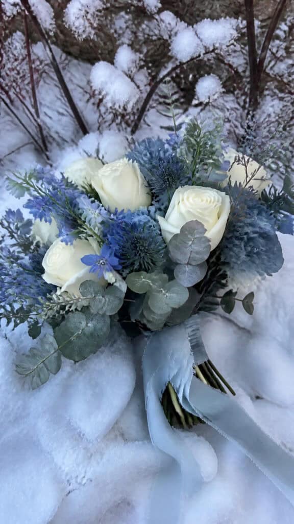 Why Dusty Blue is Perfect for Winter Weddings