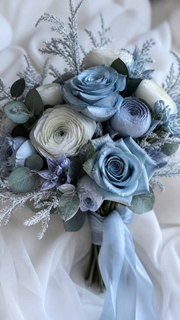 Why Dusty Blue is Perfect for Winter Weddings