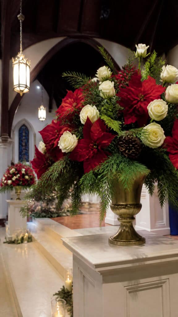Red Poinsettias: Festive and Seasonal