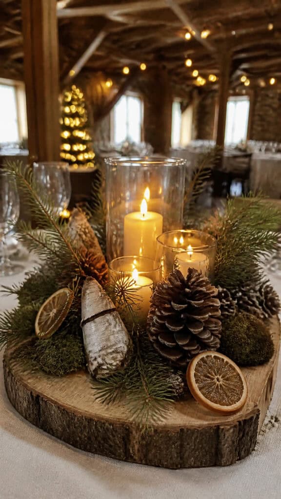 Natural Woodland and Pinecone Charm
