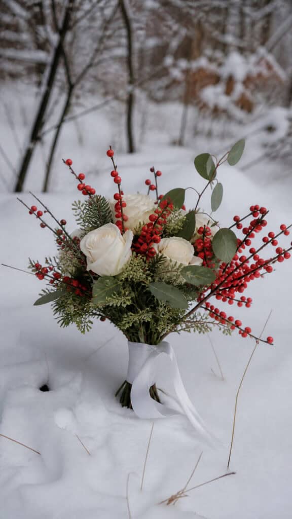 Berry-Accented Winter Wonderland