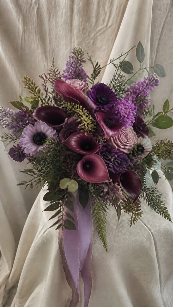 Deep Plum and Mauve Winter Garden
