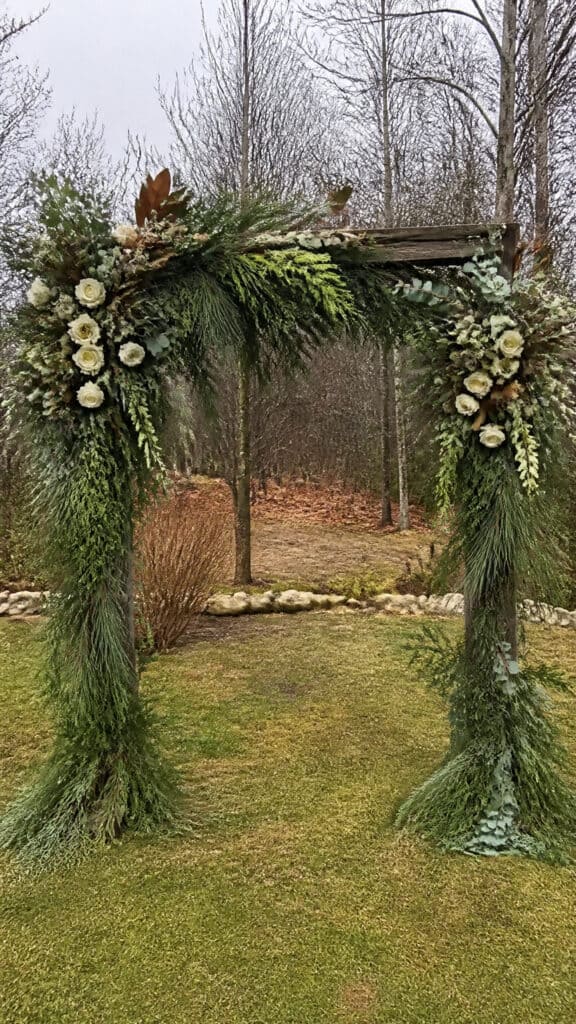 Incorporate Evergreen Branches and Winter Foliage