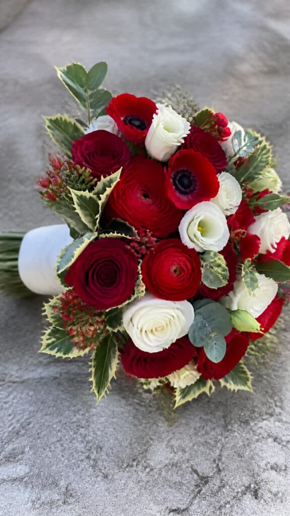 Bold Red and White Holiday Romance