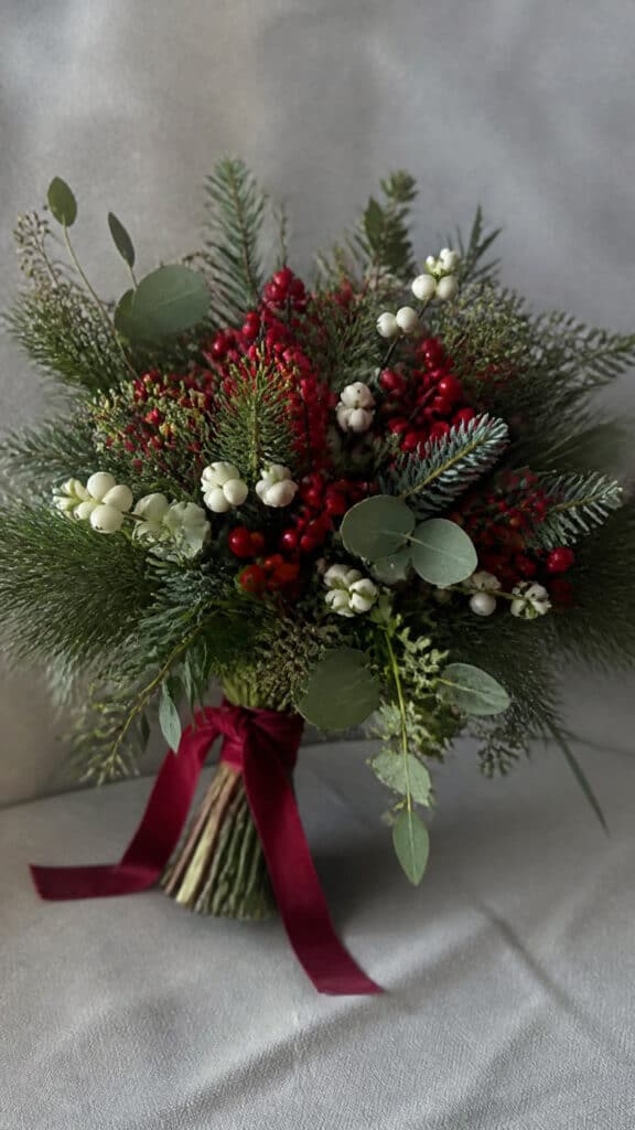 Evergreen and Berry Winter Romance