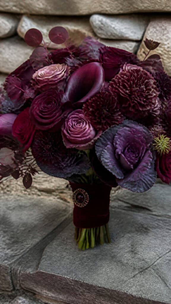 Jewel-Toned Richness with Deep Burgundy and Plum