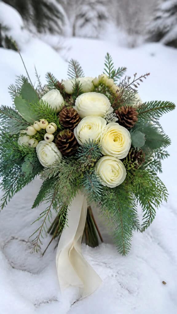 Evergreen and Pinecone Winter Charm