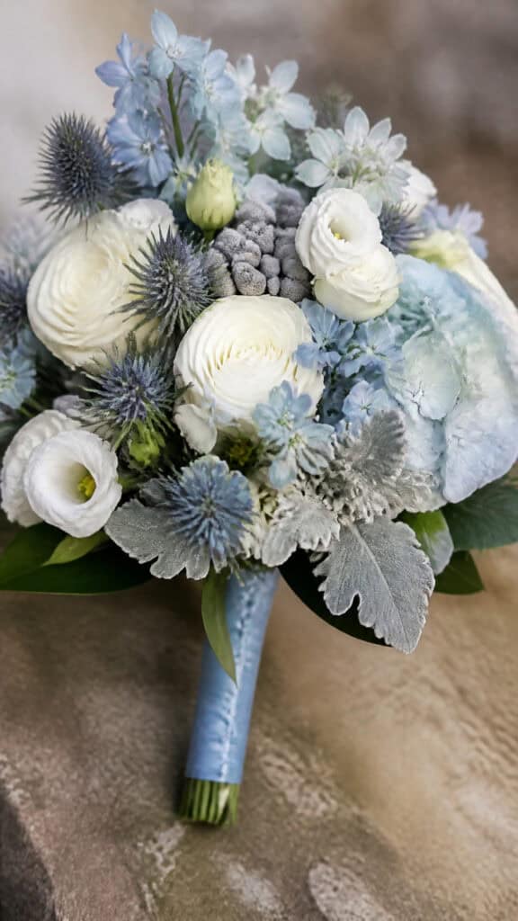 Icy Blue and Silver Winter Wonderland
