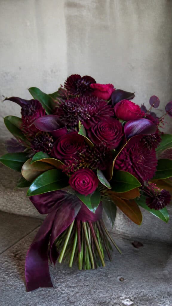 Rich Jewel Tones with Burgundy and Plum