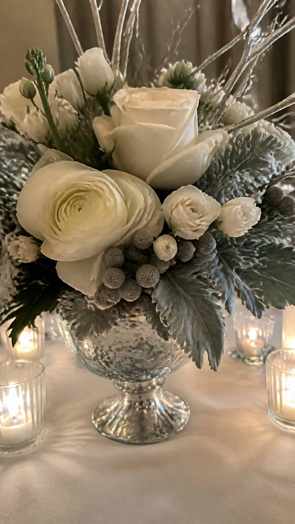 Winter Wedding Flowers Centerpieces for an Elegant Seasonal Reception