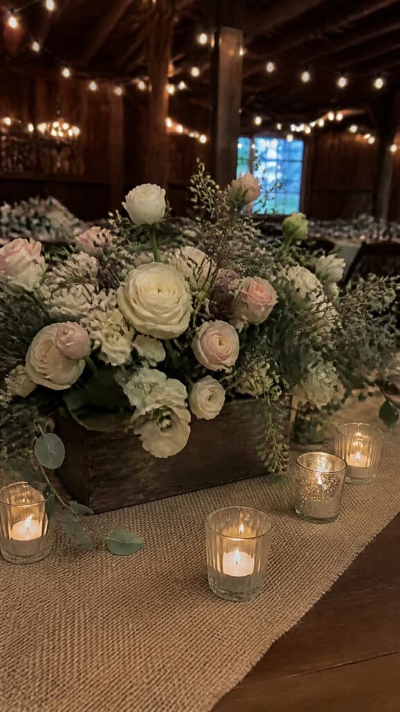 Rustic Winter Garden Romance