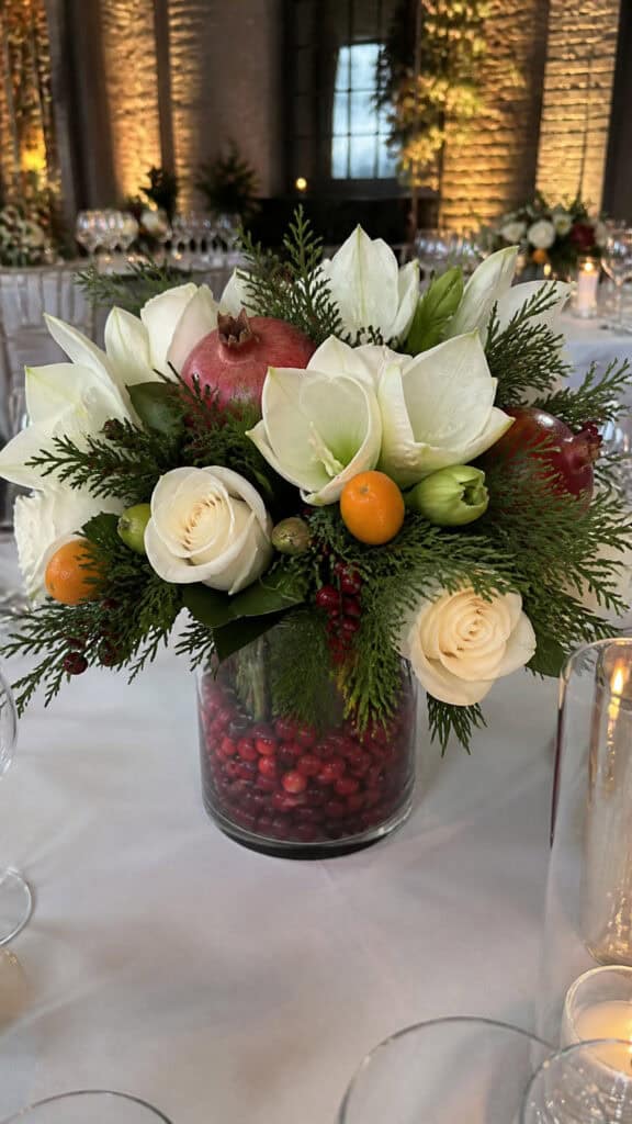 Seasonal Fruit and Flower Combinations